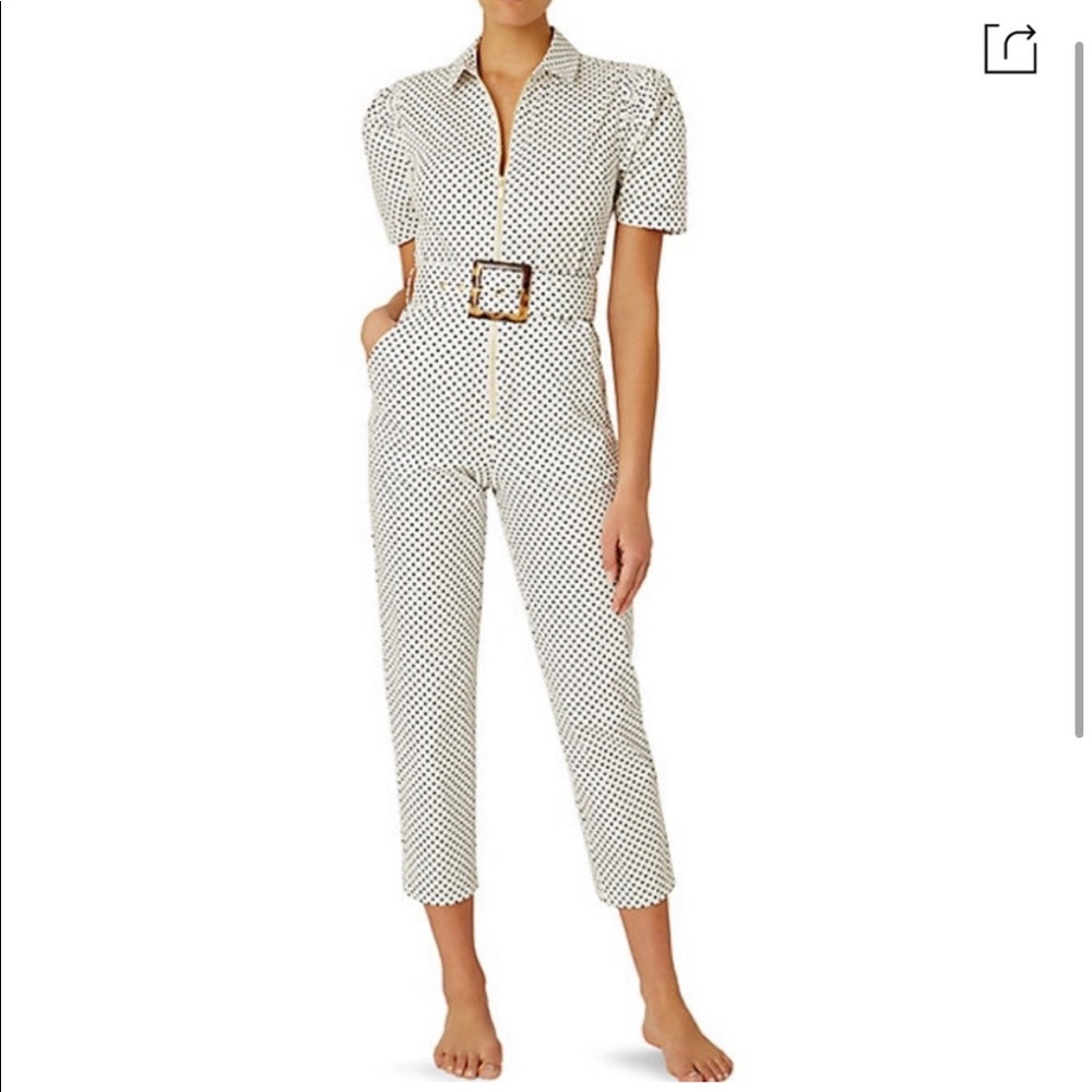 We Wore What Puff Sleeve Jumpsuit